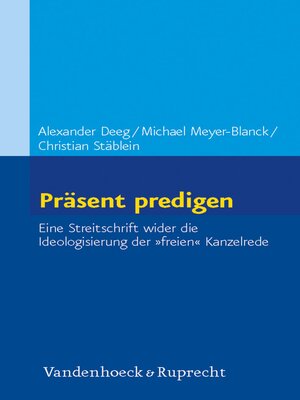 cover image of Präsent predigen